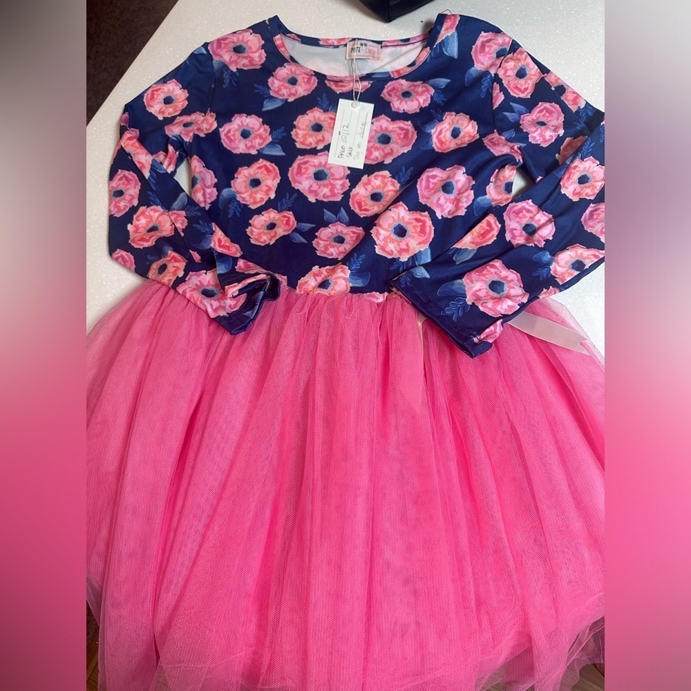 Pete + Lucy Neon Garden Tulle Dress NWT - Picture 2 of 2
